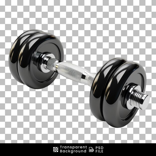 Dumbbells isolated on transparent background