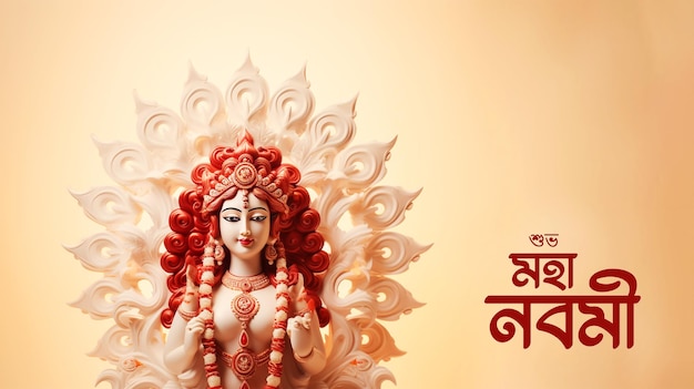 Durga puja maha navami celebration indian traditional festival