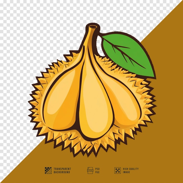 durian fruit logo image without background hd quality