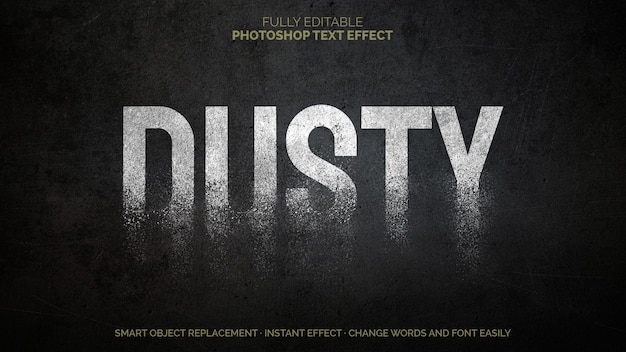 Dust Text Effect