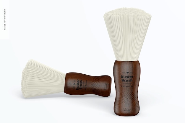 Duster Brushes Professional Mockup