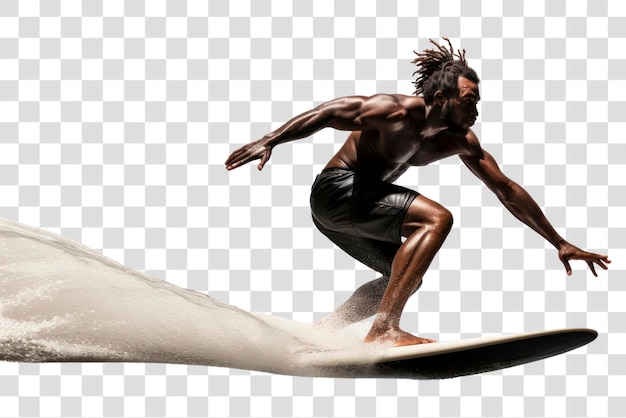 PSD dynamic surfing action photo