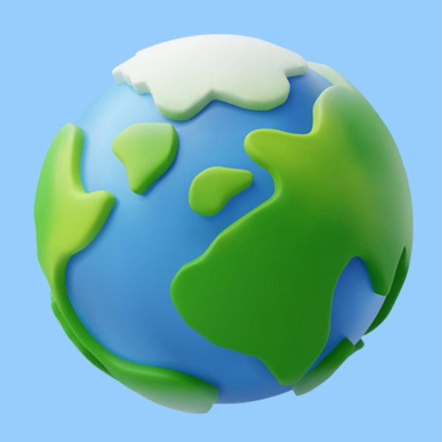 Earth 3D Icon