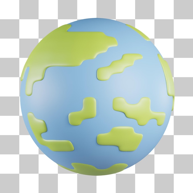 Earth 3D Icon