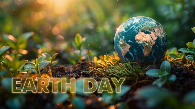 PSD earth day background