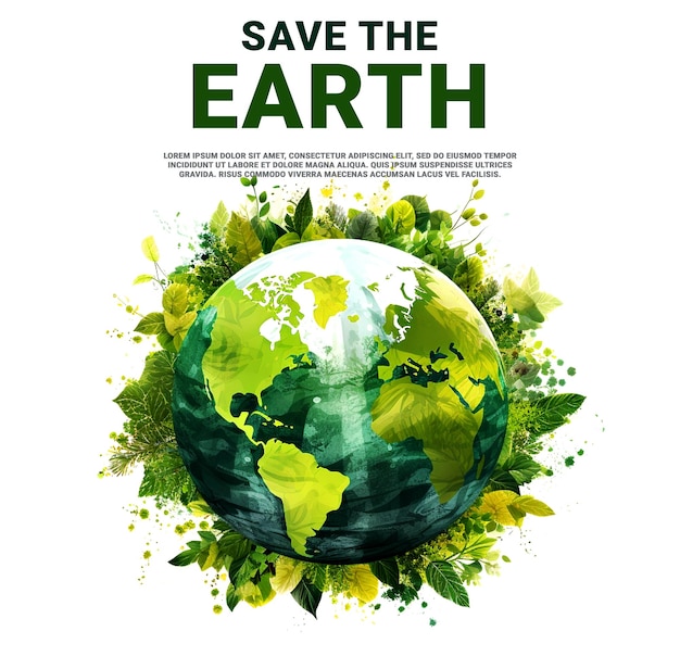 earth day or environmental protection hands to protect the growing forest and earth