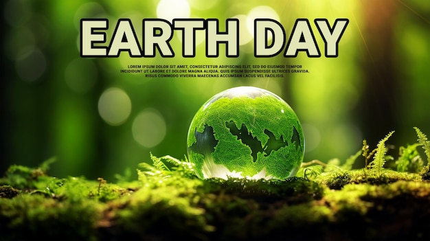 earth day or environmental protection hands to protect the growing forest and earth