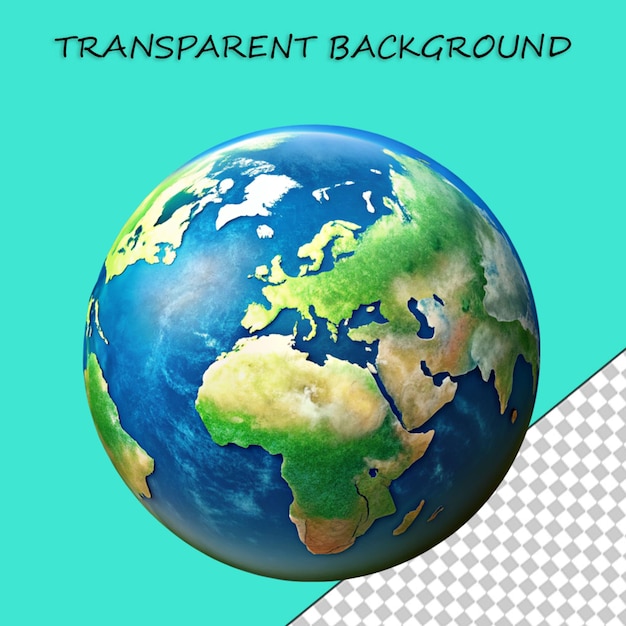 earth science isolated on transparent background