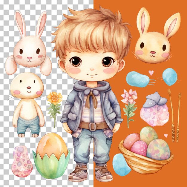 Easter Celebrations PNG Illustration