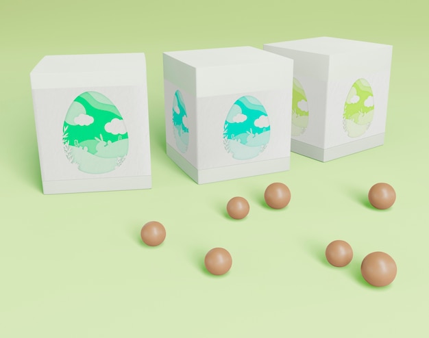 PSD easter concept mock-up