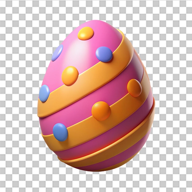 PSD easter egg 3d icon illustration