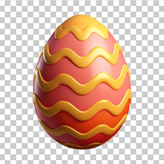 Easter Egg 3d Icon Illustration