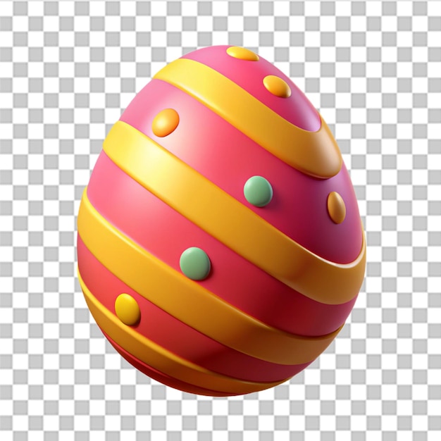 PSD easter egg 3d icon illustration