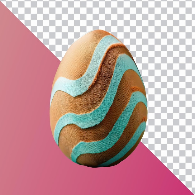 Easter Egg Cloth Design isolated on transparent background