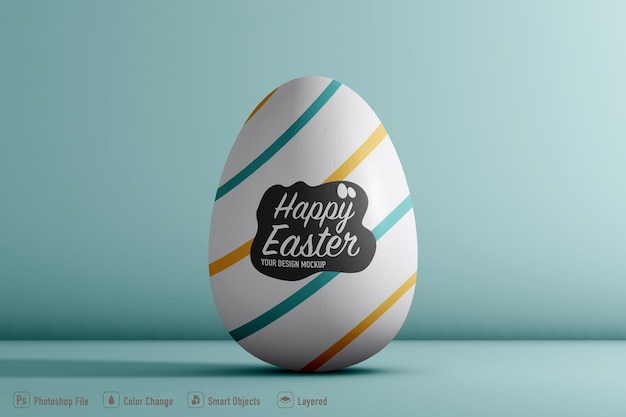 Easter eggs isolated on soft color background 3D 3D Illustration