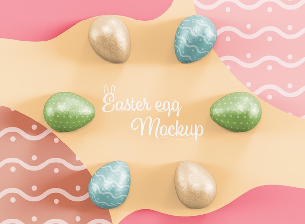 Easter Eggs Mockup