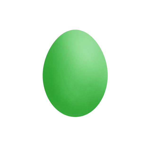 Easter green egg