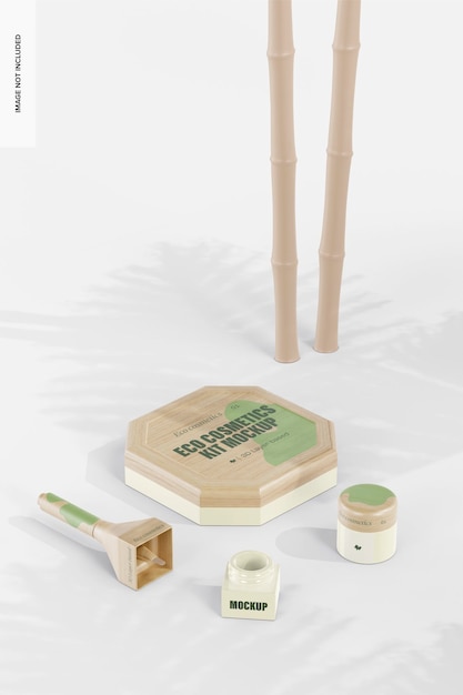 Eco Cosmetics Kit Mockup, 02