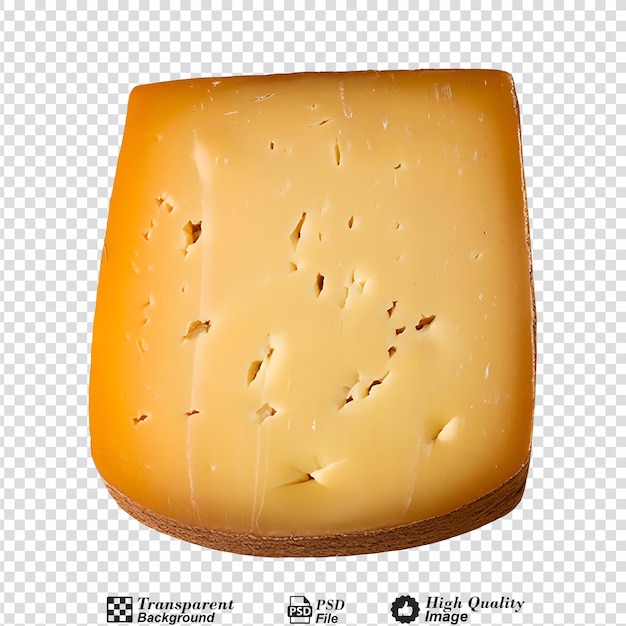 PSD edam isolated on transparent background