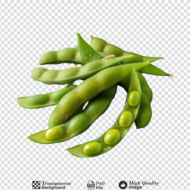 Edamame isolated on transparent background