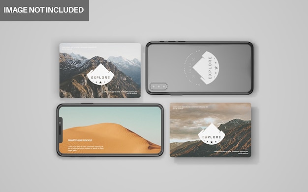 Editable 3D Realistic Smartphone Mockup Design