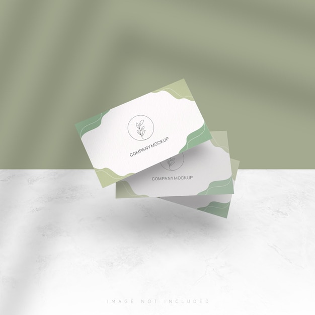 Editable Business Card Mockup Template