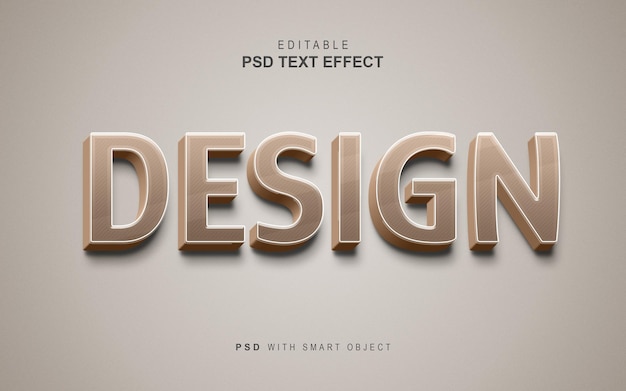 Editable Design Text Effect