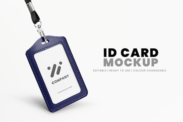 Editable ID card  advertisement