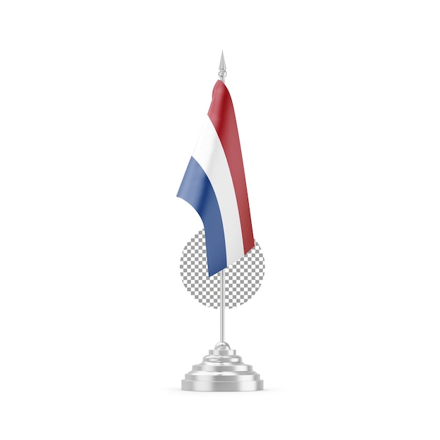 Editable Mockup with Netherlands Flag