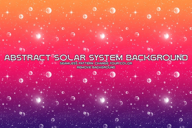 Editable Solar System Glitter Background Minimalist Liquid Texture