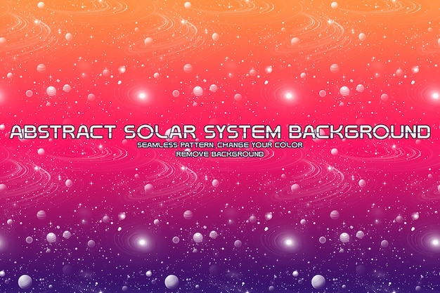 Editable Solar System Glitter Background Minimalist Liquid Texture