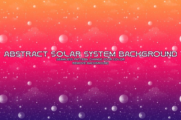 Editable Solar System Glitter Background Minimalist Liquid Texture