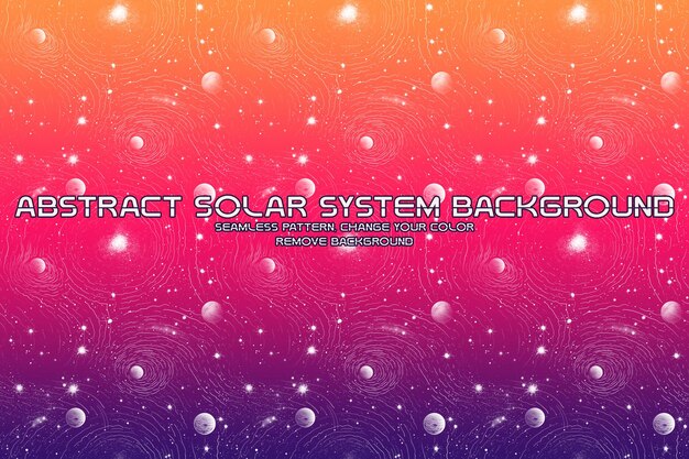 Editable Solar System Glitter Background Minimalist Liquid Texture