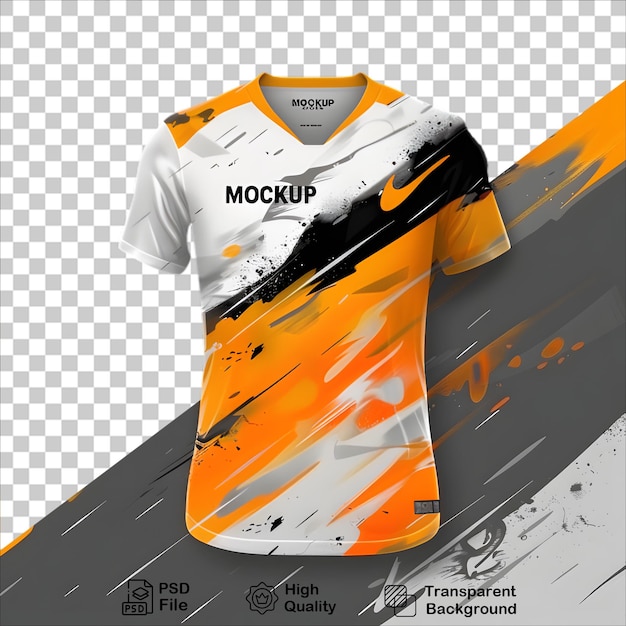 Editable Sport TShirt Design Mockup for Soccer Jerseys