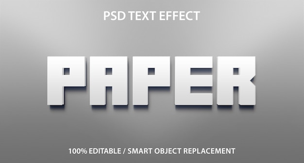 Editable Text Effect White Paper