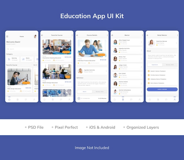 Education App UI Kit