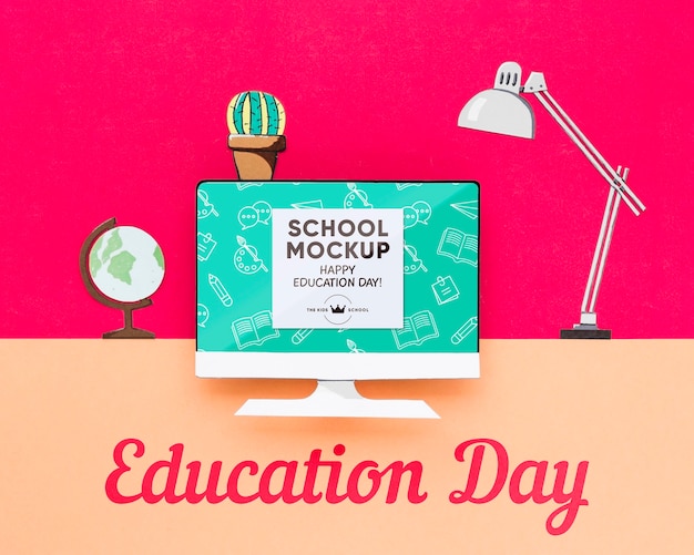 PSD education day concept mock-up