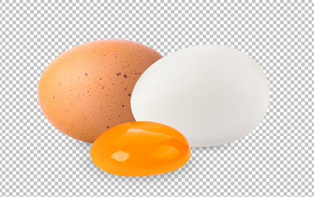 Egg isolated on alpha layer