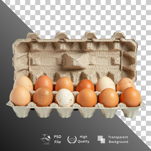 PSD egg isolated on transparent background