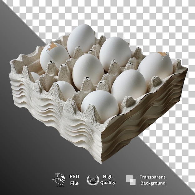 PSD egg isolated on transparent background