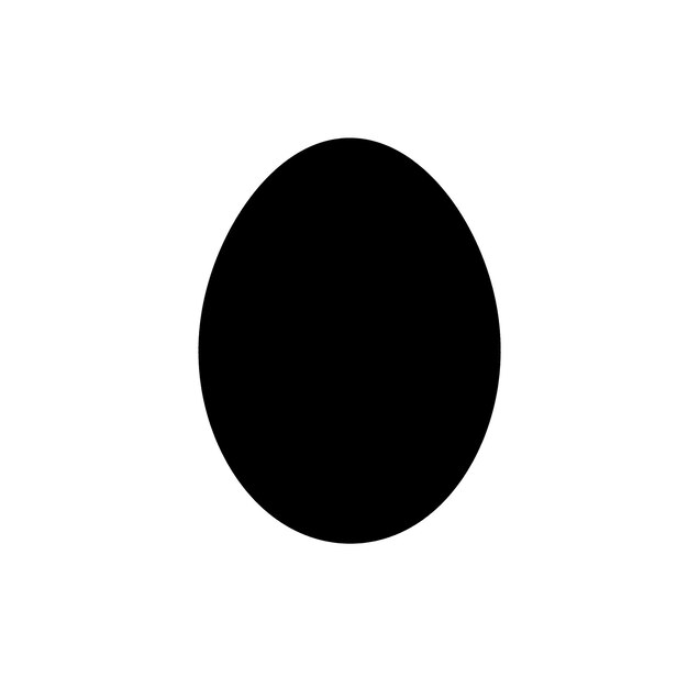 PSD egg silhouette