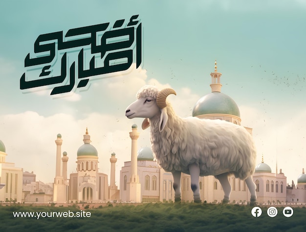 Eid al adha design template