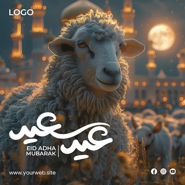 Eid al adha design template