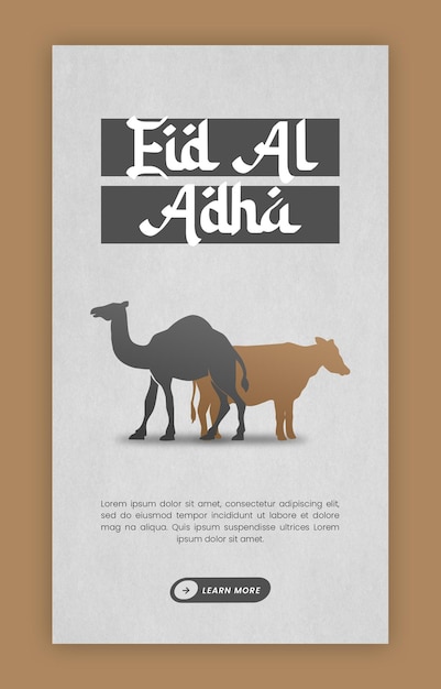 Eid Al Adha Instagram Story Template