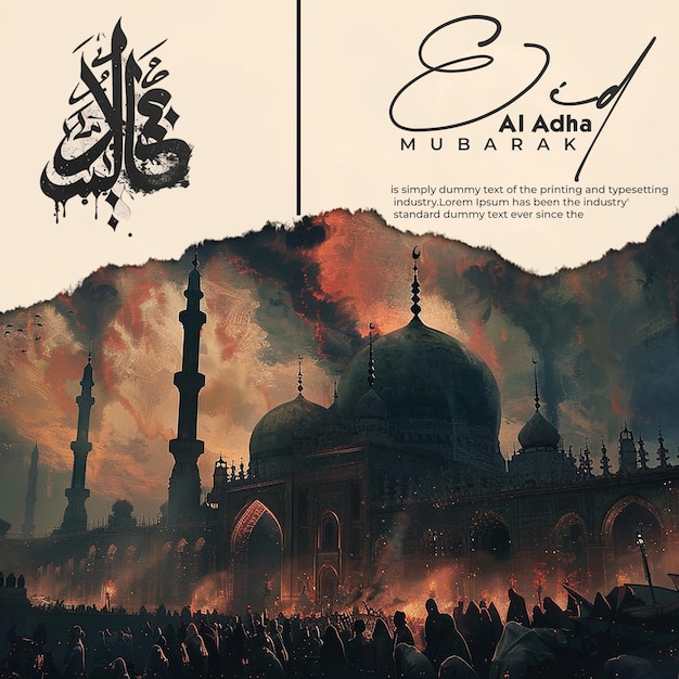 Eid al Adha Islamic Celebration Poster Flyer