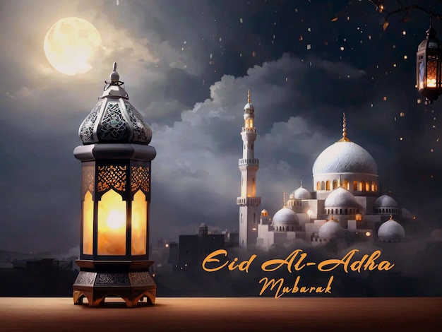 Eid Al Adha Mubarak Banner Template