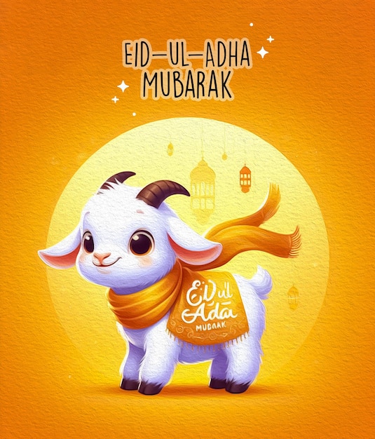 Eid al adha mubarak islamic festival social media banner template