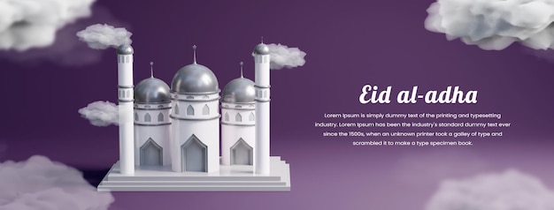 eid al adha social media cover template or eid social media cover design