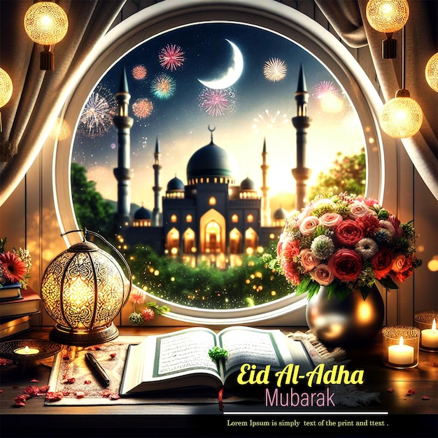 eid aladha Festival template