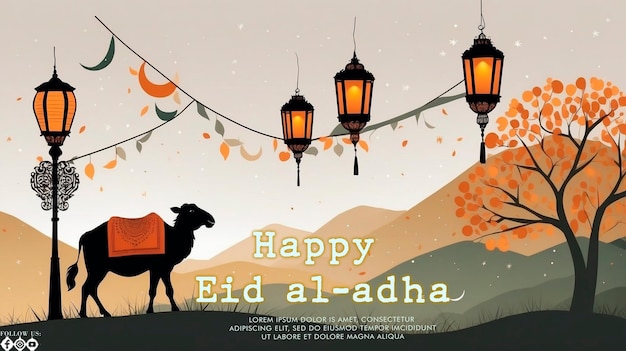 Eid AlAdha Islamic Celebration Template